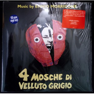 ENNIO MORRICONE 4 Mosche Di Velluto Grigio (Dagored – RED 139-1) Italy 2001 180g LP (Soundtrack, Score, Contemporary Jazz)